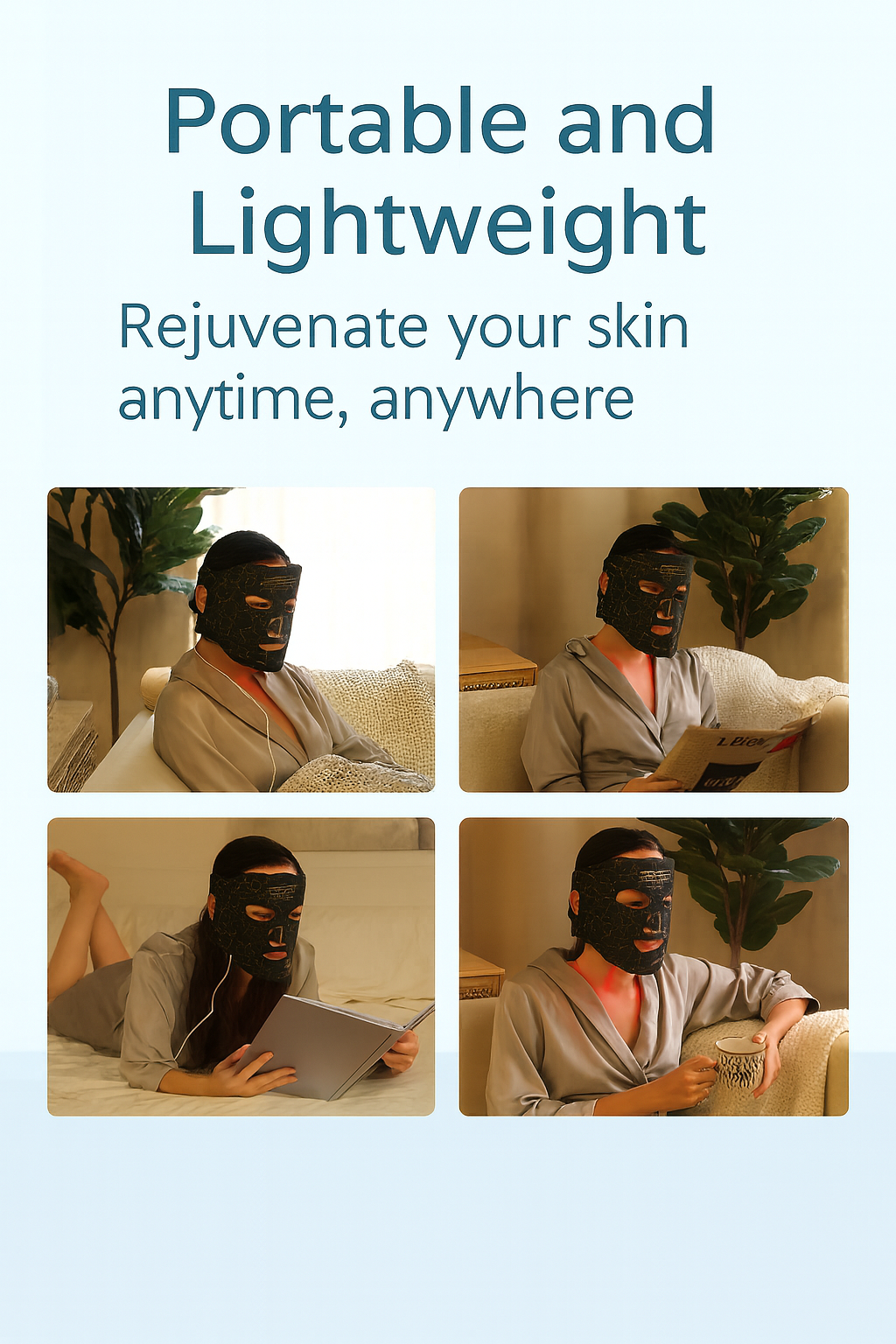 Red Light Therapy Face Mask